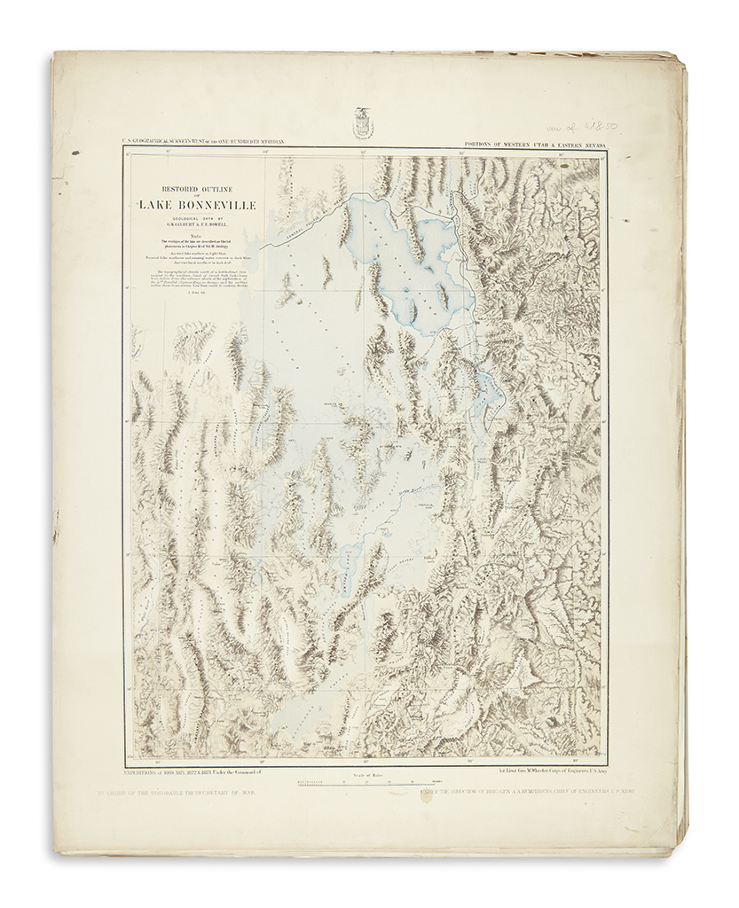 WHEELER, GEORGE. Topographical Atlas
